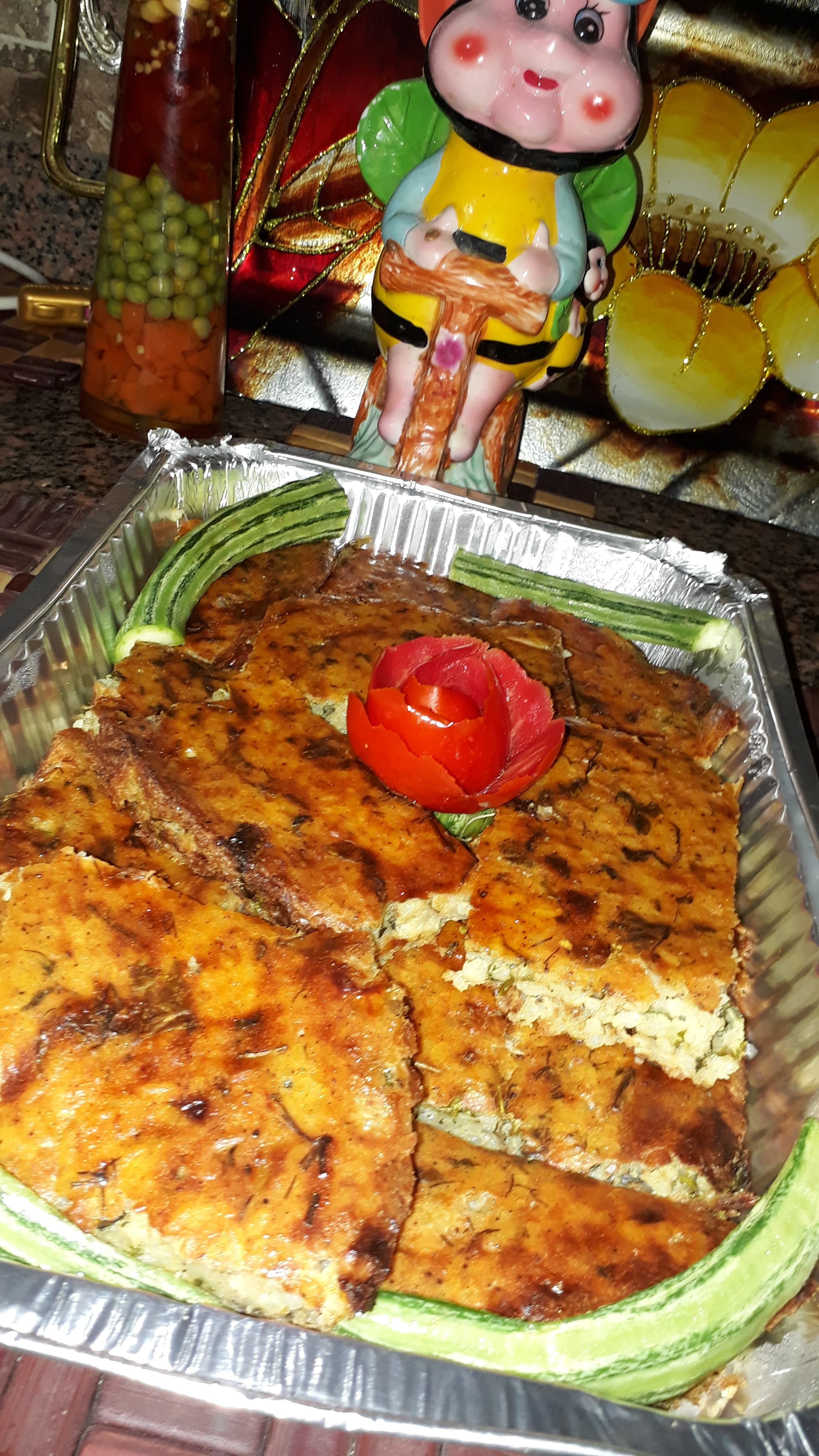 بالصور .. طريقة عمل عجة الأرز الخطيرة من مطبخ بيتي جنتي 7