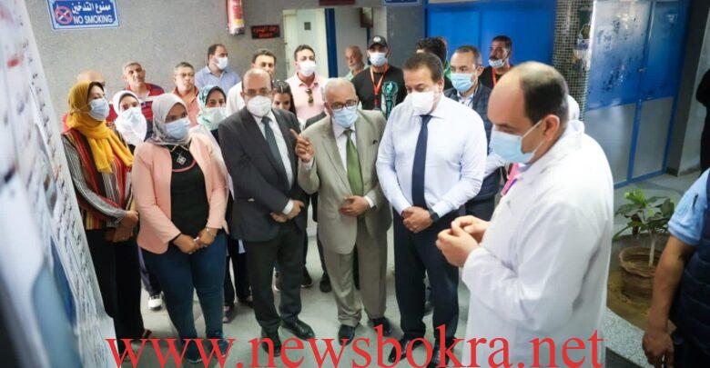مدير إدارة المشتشفيات بالاسكندرية يطلع وزير الصحة على مستجدات تطوير مستشفى أبوقير 6