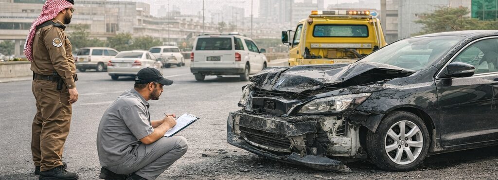 مراكز تقدير تلفيات السيارات في السعودية.. كل ما تحتاج معرفته 3 مراكز تقدير تلفيات السيارات، حوادث المرور في السعودية، تقدير الأضرار، شركات التأمين السعودية، تسوية حوادث السيارات