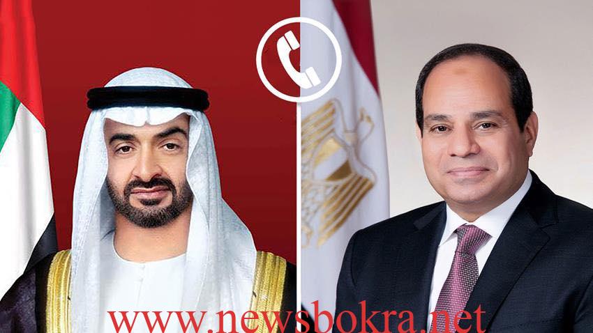 السيسي لمحمد بن زايد: مصر تدين العدوان الإيراني على الإمارات 1 السيسي لمحمد بن زايد