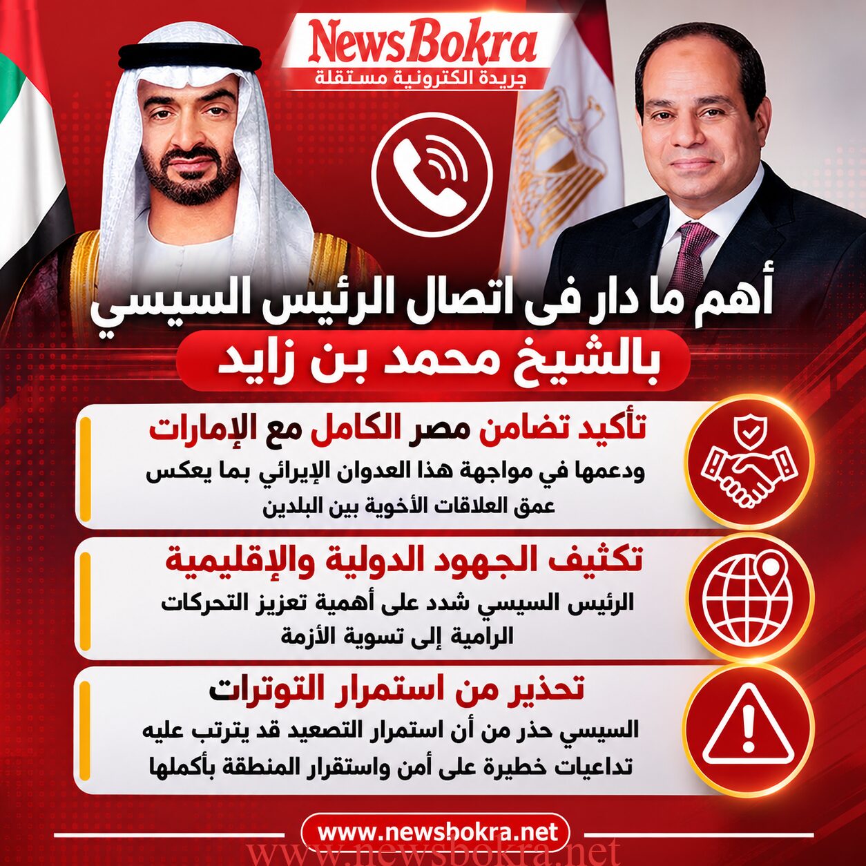 السيسي محمد بن زايد